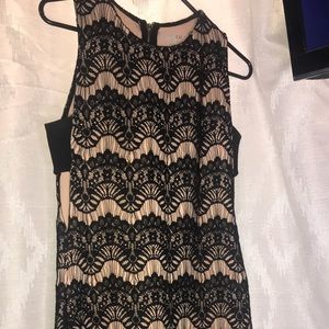 Black lace dress